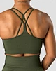 cross back padded bra